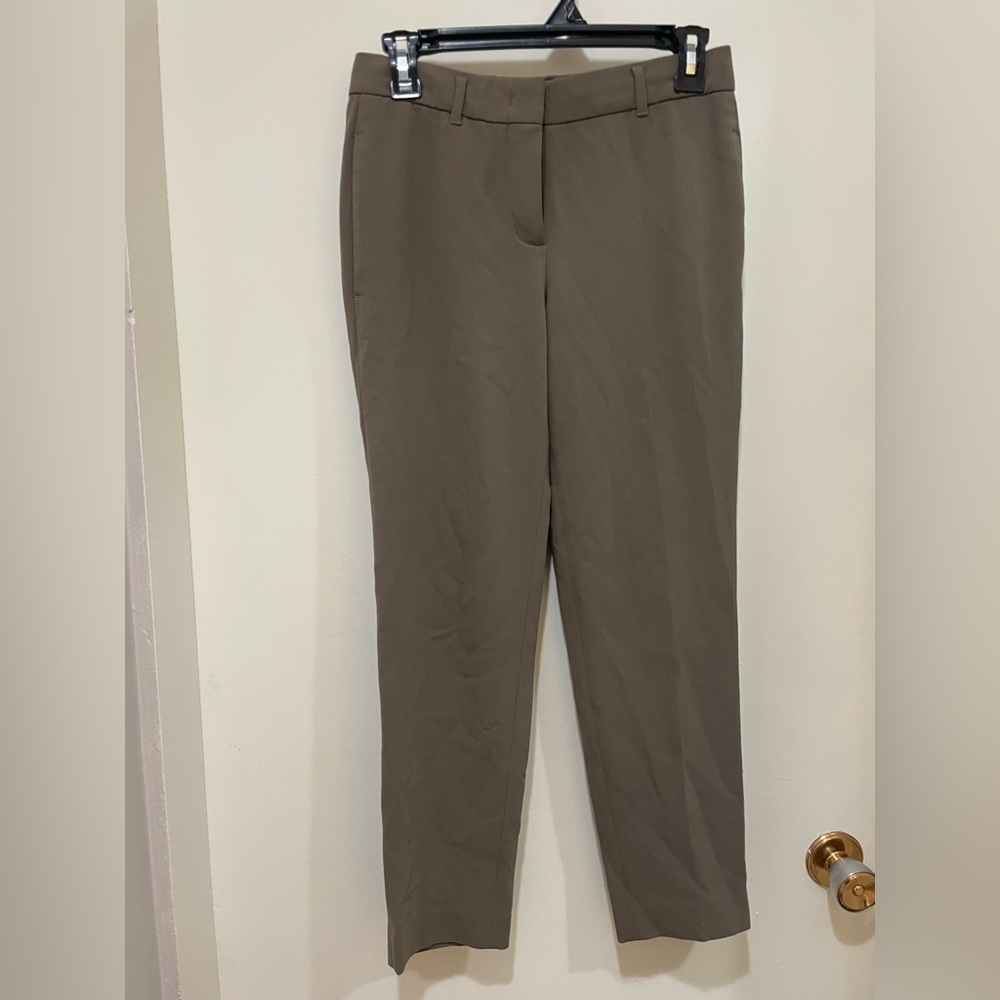 Aritzia T. Babaton Women Sage Arthur Cropped Slim Leg Ankle Trouser 27” Waist